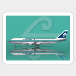 Air New Zealand 747-219 Clasic Livery Sticker